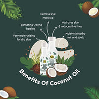 5:15PM Virgin Coconut Oil Cold Pressed, For Hair, Skin and Cooking, Raw & Unrefined, 200 ml