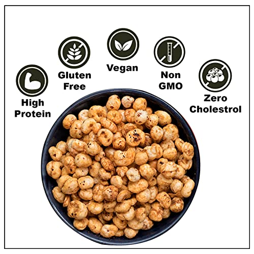 Wonderland Foods - Roasted & Flavoured Tangy Masala Makhana (Foxnut) 100g Jar