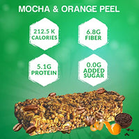 NourishVitals Mocha and Orange Peel Granola Snack Bar, 250g (5 Bars)