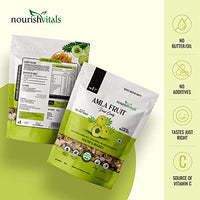 NourishVitals Amla Fruit Dried Candy, 200g - 100% Natural , No Added Preservatives, Source of Vitamin C, Traditional Recipe
