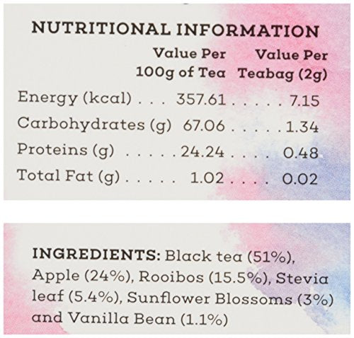 The Hillcart Tales Caramel Dream Dessert Infusion Herbal Tea, 135 Grams (14 Teabags)