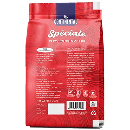 Continental Speciale Pure Instant Coffee Granules 200gm Pouch