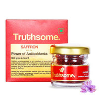 Truthsome Premium Saffron 100% Pure Natural Grade A+ with The Power of Antioxidants, No Chemicals, No GMO, 100 % Vegetarian, 100% Gluten Free, Spice, 1 g