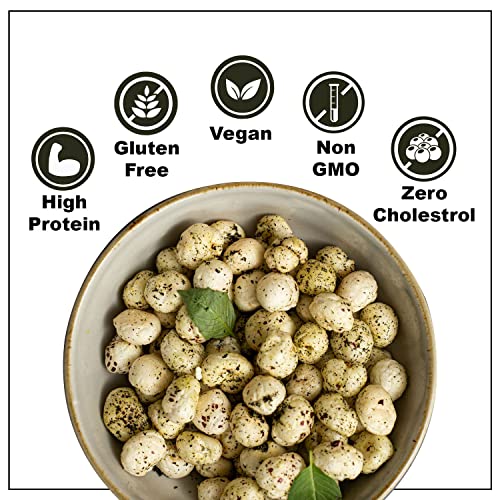 Wonderland Foods - Roasted & Flavoured Chaat Masala Makhana (Foxnut) 300g Jar (100gX3)