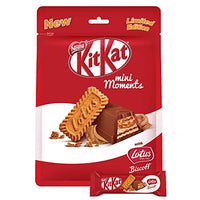 Kitkat Nestle Milk Mini Moments with Lotus Biscoff, 122.5 g