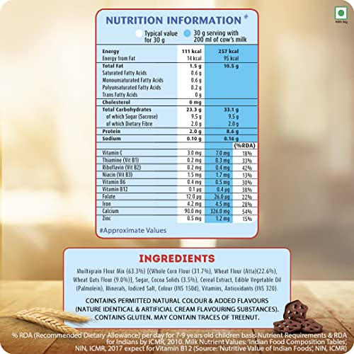 Kellogg's  Chocos Webs with Spiderman Cut Out Mask, with Whole Grain, High in Fibre, High in Calcium & Protein, with 10 Essential Vitamins & Minerals, Breakfast Cereals, 300g Pack
