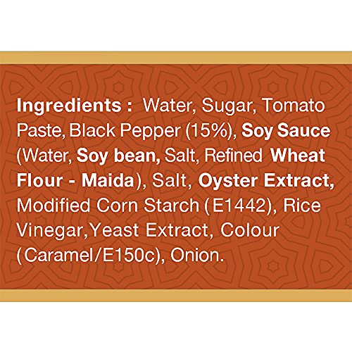 TAI HUA Black Pepper Sauce (150ml/200g) Product of Malaysia Sauce for Asian Cuisine