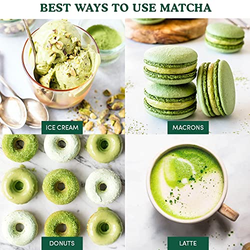 VAHDAM, Vanilla Matcha Green Tea Powder - 100% Certified Japanese Matcha from Uji-Kyoto | Delicious Powerful Superfood - 137x Anti-Oxidants (50 Gram)