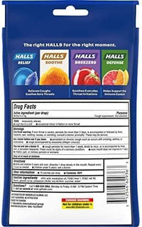 Halls Menthlyptus Dr Size 30ct Halls Menthylyptus Drops 30ct