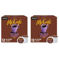 McCafe French Roast Keurig K Cup Coffee Pods (12 Count) (Pack of 2)