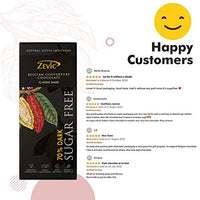 Zevic 70% Dark Belgian Sugar Free Keto Chocolate | Vegan | Diabetic Friendly | Healthy 40gm (Pack of 1)