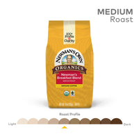 Newman's  Own Organics Newman's  Breakfast Blend, Ground Coffee, Medium Roast, Bagged 10oz