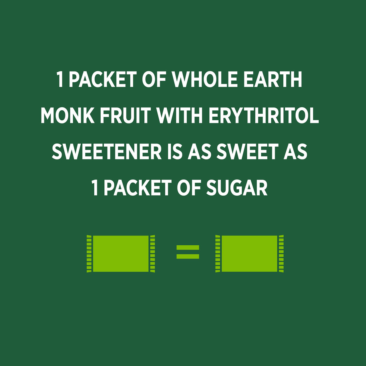 Whole Earth Sweetner Monk Fruit 80ct Packets
