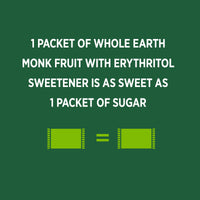 Whole Earth Sweetner Monk Fruit 80ct Packets