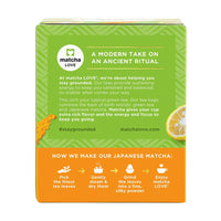 Matcha Love Japanese Matcha + Turmeric + Yuzu, 60 Premium Tea Bags