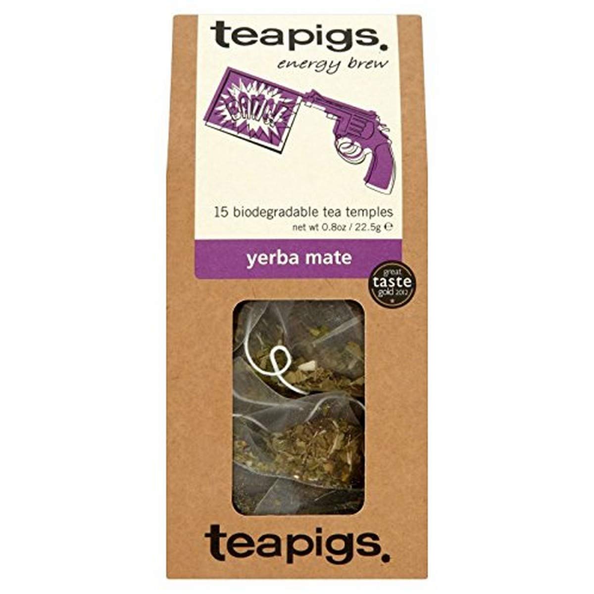 teapigs Yerba Mate Tea, 15 Count (Pack of 6)
