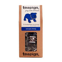 Teapigs Earl Grey Strong Tea Made with Whole Leaves (6 Packs of 15 Tea Bags)
