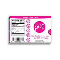 PUR Gum | Sugar Free Chewing Gum | 100% Xylitol | Vegan, Aspartame Free, Gluten Free & Keto Friendly | Natural Pomegranate Mint Flavored Gum, 9 Pieces (Pack of 12)