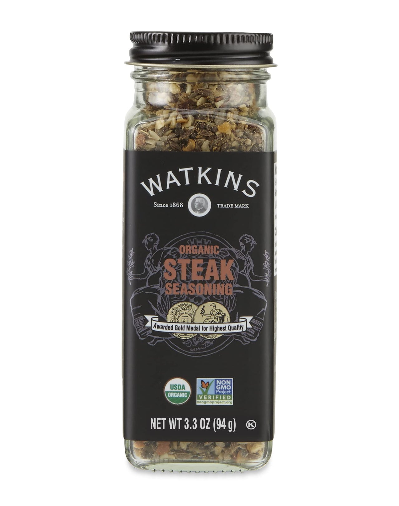 Watkins Gourmet Organic Spice Jar, Steak Seasoning, 3oz