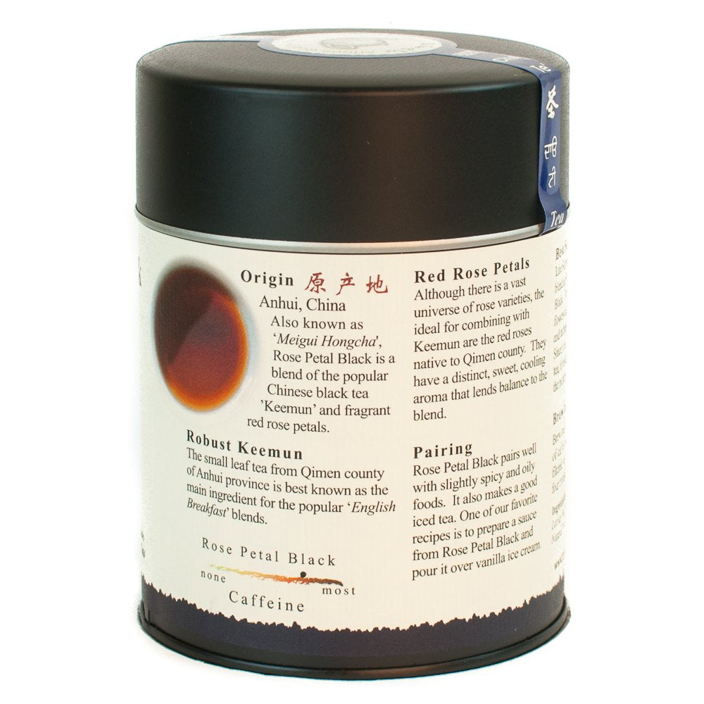 The Tao of Tea Rose Petal Black Tea, Loose Leaf, 4 Oz