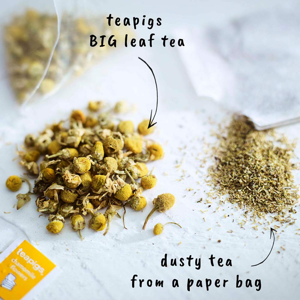 Teapigs Chamomile Flowers Loose Tea Made with Whole Flowers (1 Pack of 100g)