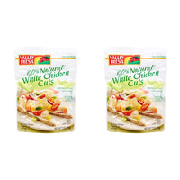 Valley Fresh 100% Natural White Chicken Cuts Pouch, 7 Ounce (Pack of 2)