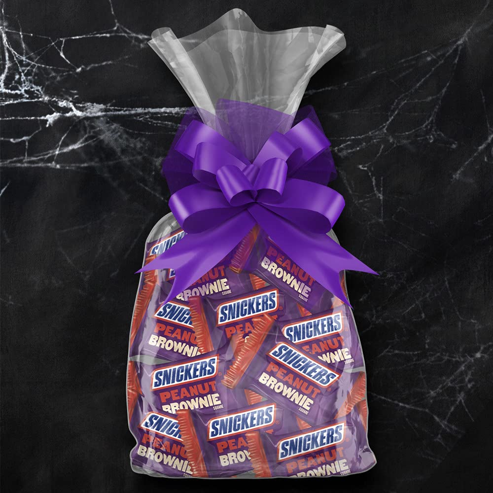 SNICKERS Peanut Brownie Fun Size Chocolate Halloween Candy, 9.14oz