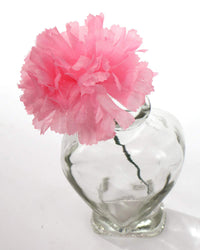 Larksilk Pink Silk Carnation Picks, Artificial Flowers for Weddings, Decorations, DIY Decor, 50 Count Bulk, 3.5