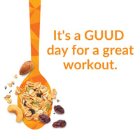 GUUD Athlete Fuel Active Life Blend Organic Muesli Cereal, 12 Ounce, Versatile Oatmeal Alternative, Oats, Raisins, Almonds, Flax Seeds, Cashews, Pumpkin Seeds, Vegan, Non-GMO
