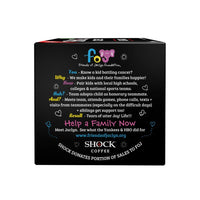 Shock Coffee Single Serve Cups. Up to 50% more Caffeine than Regular Coffee. 12 count - Compatible with Keurig K-Cup Brewers 2.0