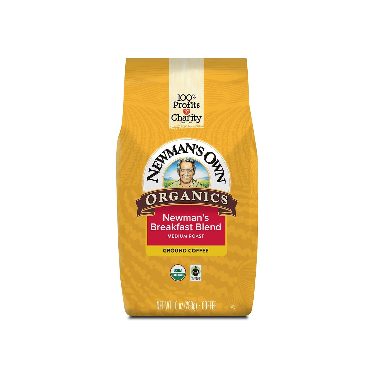Newman's  Own Organics Newman's  Breakfast Blend, Ground Coffee, Medium Roast, Bagged 10oz
