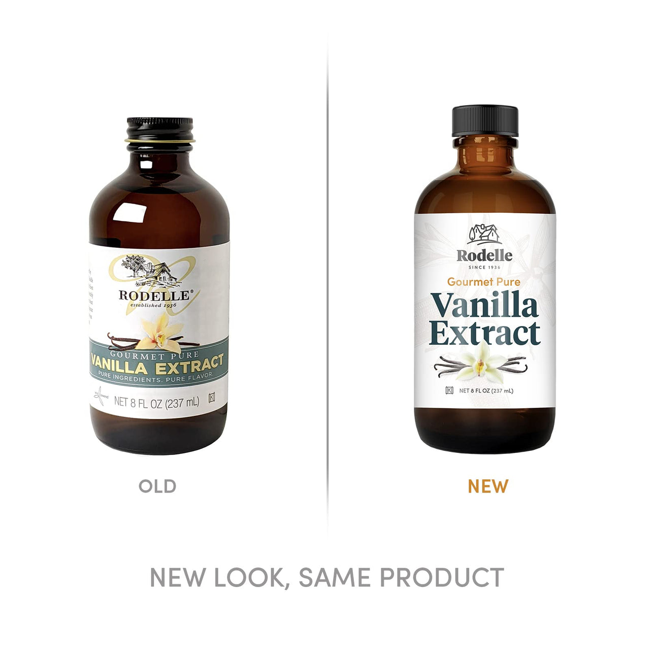 Rodelle Gourmet Pure Vanilla Extract, 8 Oz