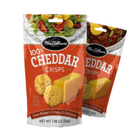 Mrs. Cubbison's  Cheese Crisps - 100% Real Cheese, Keto Friendly, Great for Snacking and Salad Topper - Cheddar Flavor, 1.98 Ounce (Pack of 1)