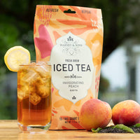 Harney & Sons Peach Fresh Brew Iced Tea | 15ct, Brews up to 30 quarts of Iced Tea