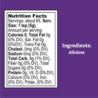 Wholesome Sweeteners Allulose Syrup, Zero Calorie Liquid Sweetener, No Glycemic Impact, Non-GMO, Keto Friendly, 11.5 Oz