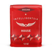 Intelligentsia Coffee, Light Roast Ground Coffee - House 12 Ounce Bag with Flavor Notes of Milk Chocolate, Citrus, and Apple