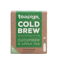 Teapigs Cucumber & Apple Cold Brew Made With Whole Leaves (6 Packs of 10 Tea Bags)