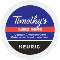 Timothy's  World Coffee German Chocolate Cake K-cup for Keurig Brewers, 96 Count