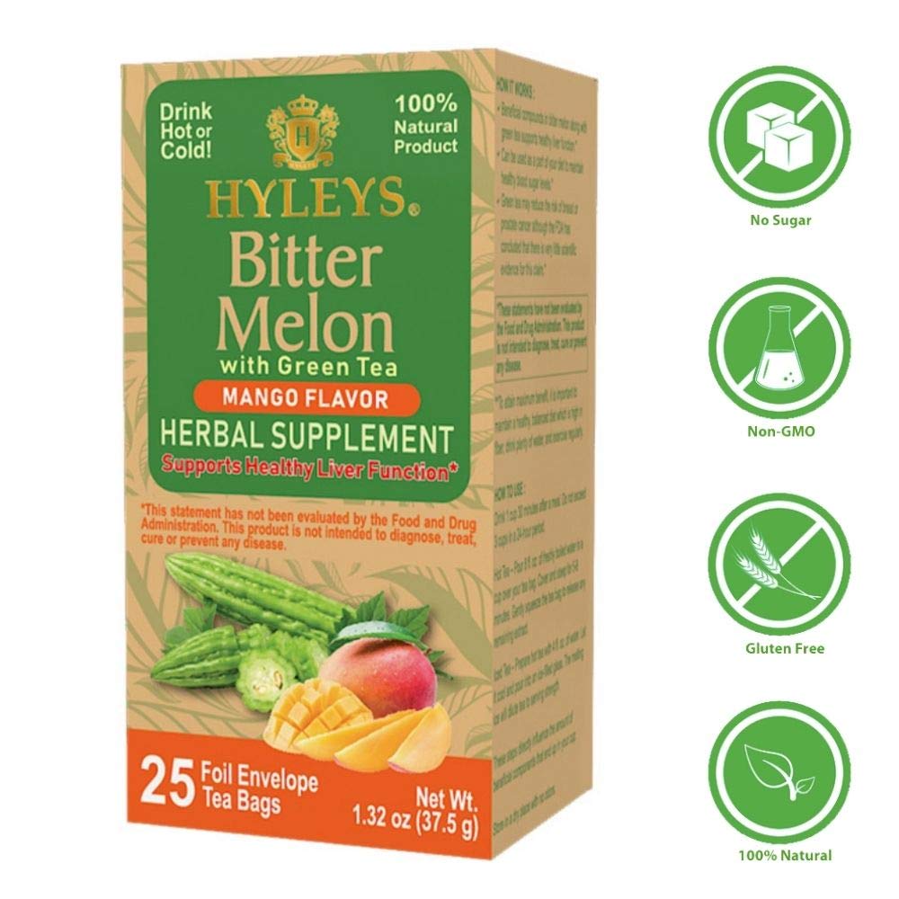 Hyleys Guava Leaf with Green Tea - 25 Tea Bags