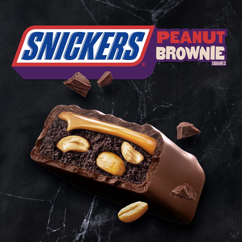 SNICKERS Peanut Brownie Fun Size Chocolate Halloween Candy, 9.14oz