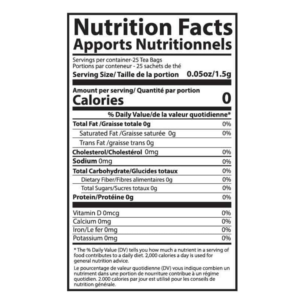 HYLEYS Tea Natural Ginkgo Biloba Green Tea - 25 Tea Bags - (100% Natural, Sugar Free, Gluten Free and Non-GMO)