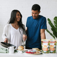 Paleo Pancake & Waffle Mix by Birch Benders, Low-Carb, High Protein, High Fiber, Gluten-free, Low Glycemic, Prebiotic, Keto-Friendly, 12 oz