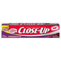 Close-Up Freshening Red Gel Anticavity Fluoride with Mouthwash Toothpaste, Cinnamon - 8 oz - 2 pk