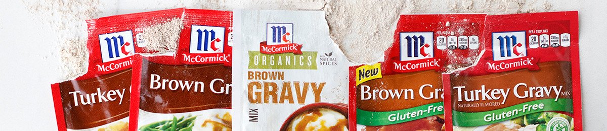 McCormick Gluten Free Turkey Gravy Mix, 0.88 oz (Pack of 12)