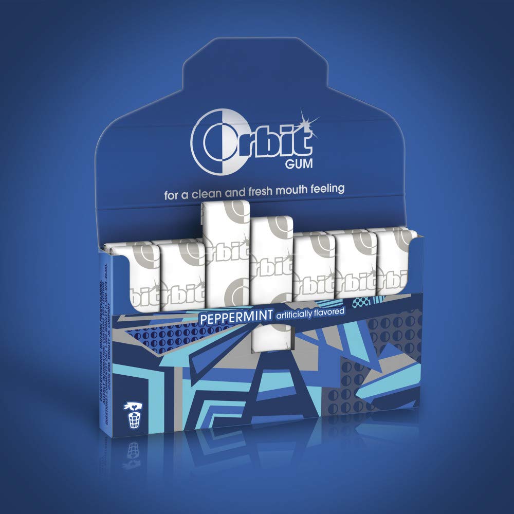Orbit, Peppermint Sugarfree Gum, 42 ct