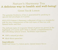 Hyleys Green Tea with Lemon - 25 Tea Bags (Rejuvenate)