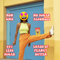 SkinnyDipped Milk Chocolate Peanut Butter Cups, 4g Sugar, Low Sugar, No Palm Oil, Gluten Free, 3.2oz Bag, 4 Pack (24 Cups Total)