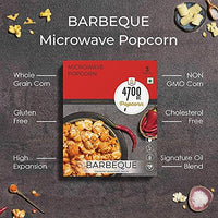 4700BC Popcorn,Microwave Bag, BBQ, 276g,(Pack of 3)