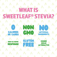 SweetLeaf Organic Sweet Drops English Toffee Flavored Stevia Sweetener, 2 Oz & Sweet Drops Liquid Stevia Sweetener, Vanilla Creme, 2 Ounce