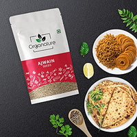 Organature Premium Fresh Whole Ajwain Seeds | Carom Seeds | Ajamo | Bishop's  Weed Pack of - (400 Grams)